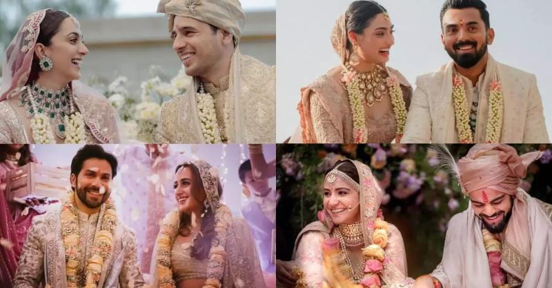 Sid-Kiara post wedding photos netizens spot this similarity in Athiya-KL Rahul, Varun-Natasha, Virushka's wedding pics