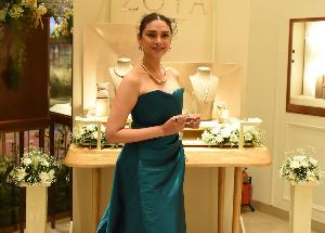 Aditi Rao Hydari attends a store launch of Zoya, a diamond boutique