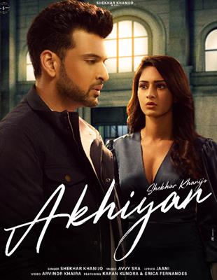 Akhiyan Song Lyrics starring Karan Kundrra and Erica Fernandes