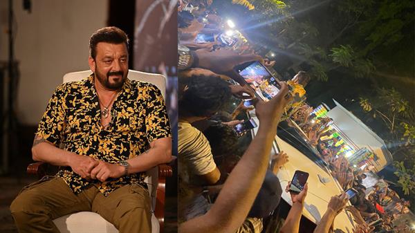Fans go crazy as they spotted Sanjay Dutt visiting Gaiety Galaxy  post the release of KGF Chapter 2