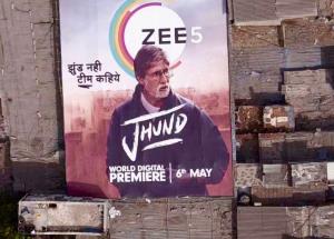 In a one-of-a-kind tribute to superstar Amitabh Bachchan, ZEE5 unveils a poster of his film ‘Jhund’