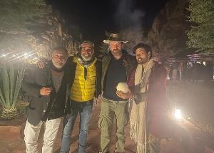 Kandahar: Ali Fazal captured with Gerard Butler in a fun moment from the set