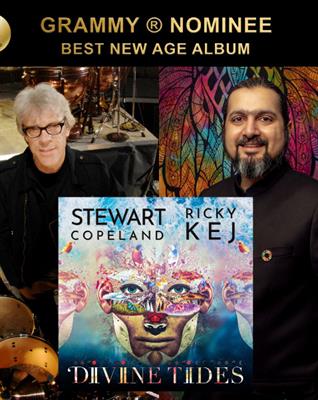 Stewart Copeland, Ricky Kej and Lahari Music secure a Grammy nomination for their album, Divine Tides