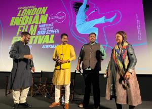 Actor Parambrata’s film ‘Ghore Pherar Gaan premiered at the London Indian Film Festival.